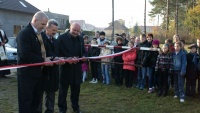 Uroczyste otwarcie nowego placu zabaw w Orlu